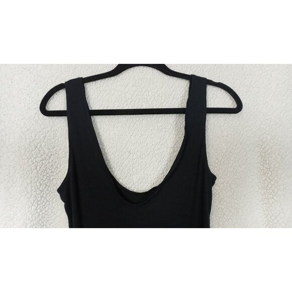 NWT A Pea in the Pod x Grey Slate Ribbed Maternity Bodysuit Black Womens Size L - Picture 11 of 14